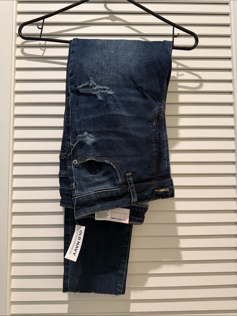 Old Navy Dark Blue Rockstar Super Skinny Jeans